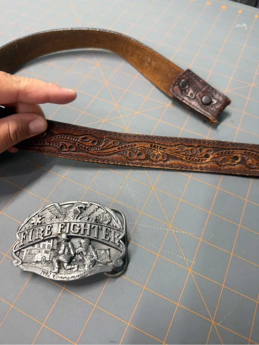 N/A brown leather